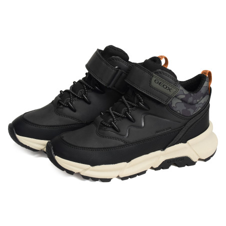 J FLEXYPER PLUS B ABX G Noir Kaki, Baskets montantes Geox