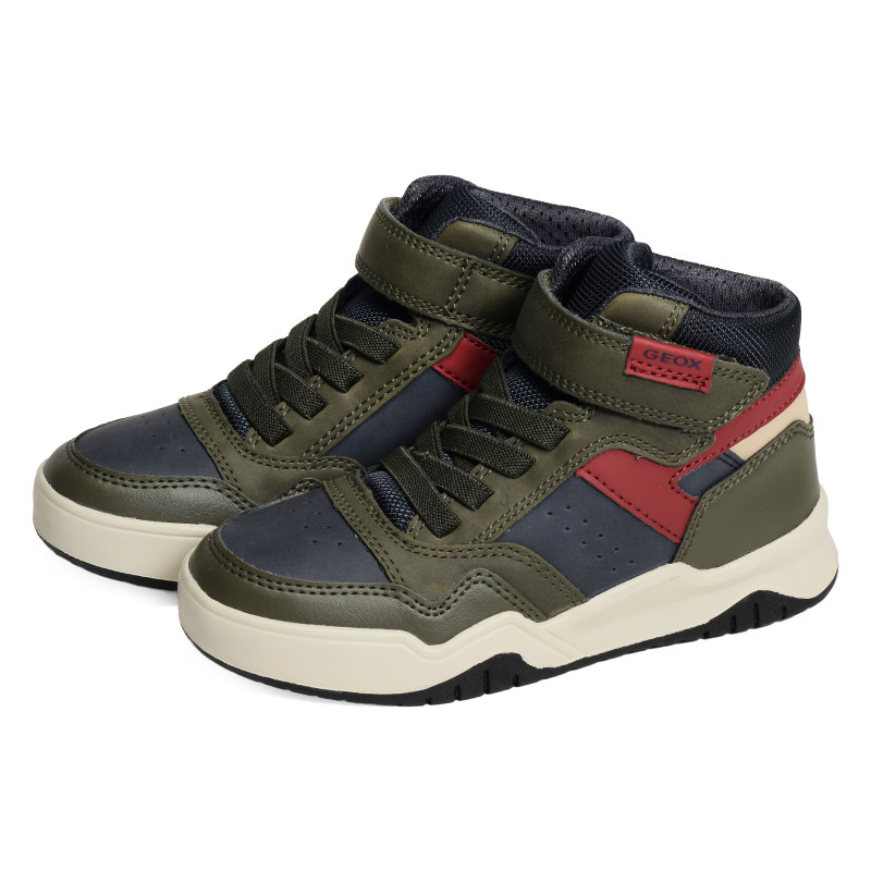 J PERTH BF Kaki Marine, Baskets montantes Geox