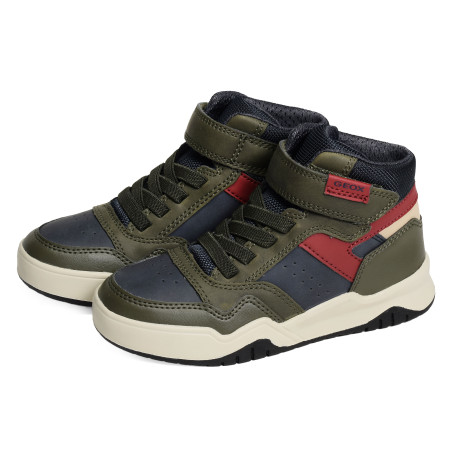J PERTH BF Kaki Marine, Baskets montantes Geox