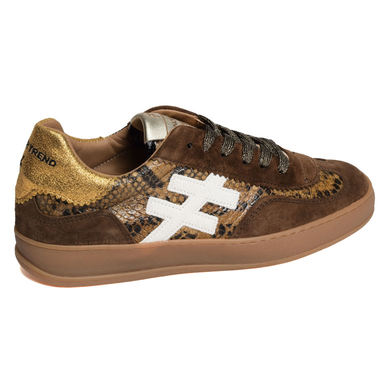 ICONIC 2 A032 Marron Python, Sneakers basses Another Trend