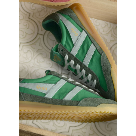 FIREFLY Vert Bleu, Baskets running Gola