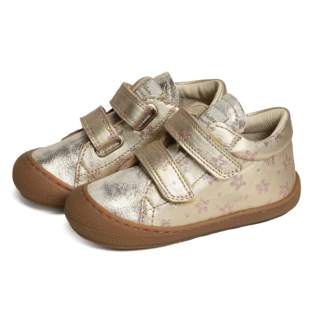 COCOON GIRL VELCRO VELOURS Platine, Chaussures à Scratch Naturino