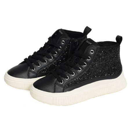 J LAQUINNY G Noir, Baskets montantes Geox