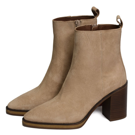 CAMDEN 5221 Beige, Bottines Alpe