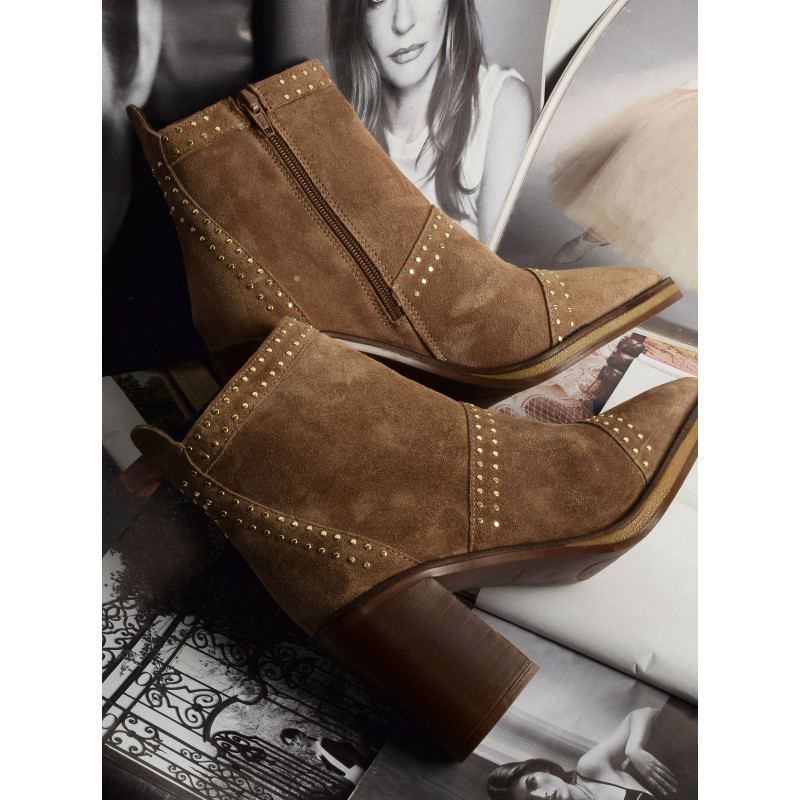 CAMDEN 5449 Taupe, Bottines Alpe