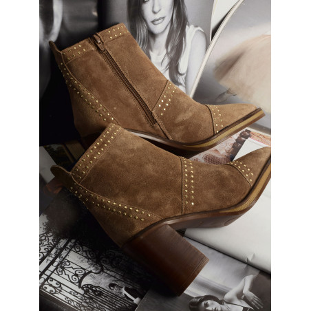 CAMDEN 5449 Taupe, Bottines Alpe