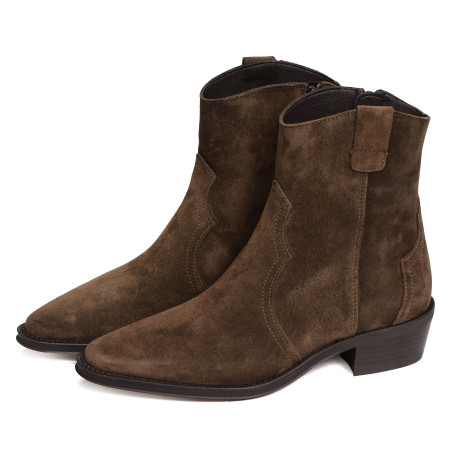 CECILE 2548 Marron, Santiags  Alpe