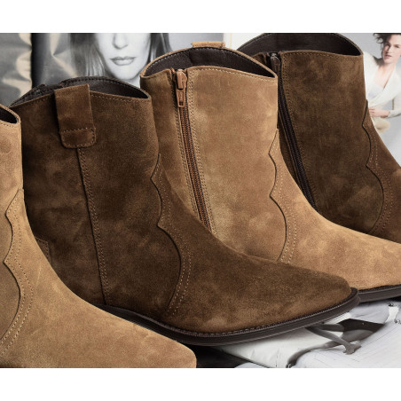 CECILE 2548 Marron, Santiags  Alpe