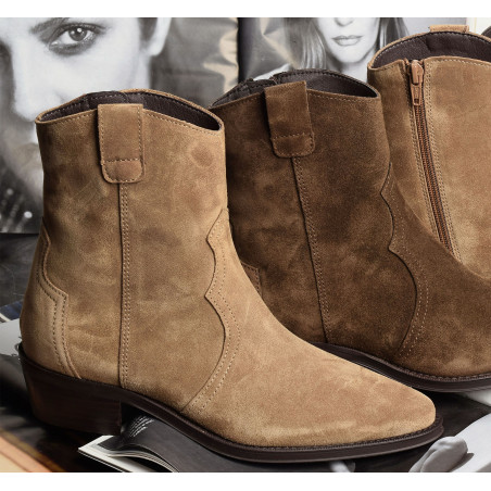 CECILE 2548 Taupe, Santiags  Alpe