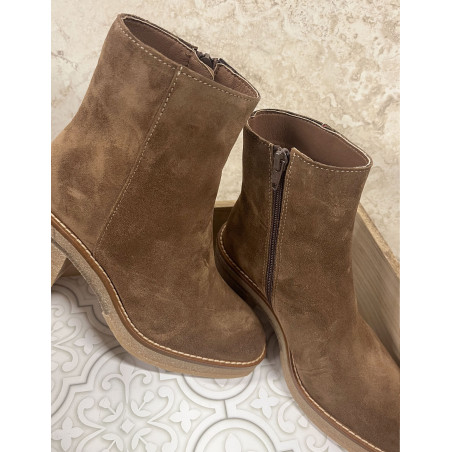 JANIS 2626 Marron, Bottines Alpe