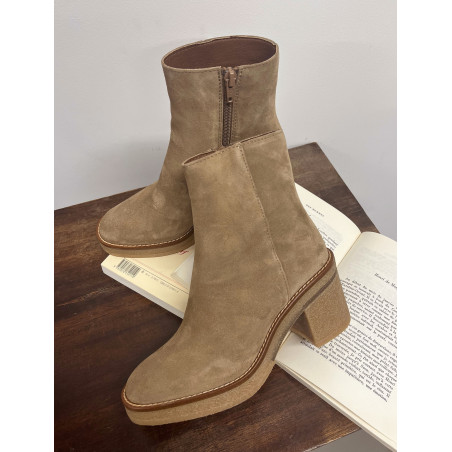 JANIS 2626 Taupe, Bottines Alpe