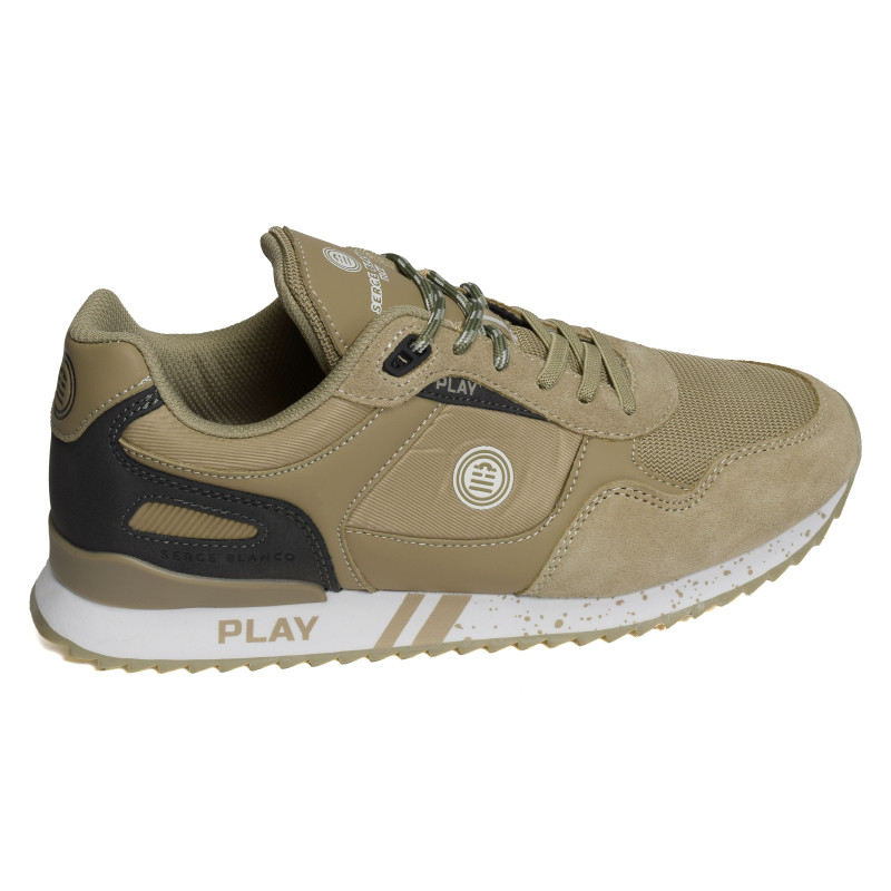 CHAMONIX 1914 MONO Beige, Baskets running Serge Blanco