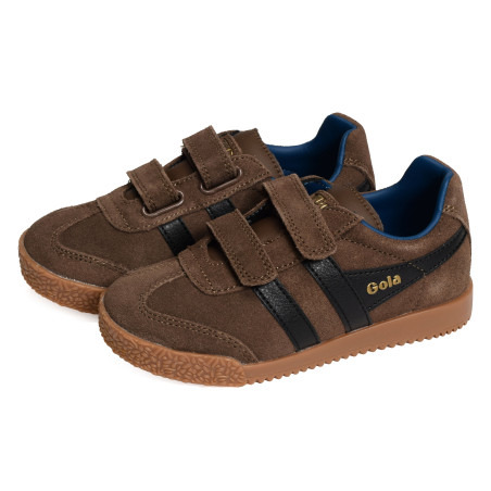HARRIER STRAP Marron Noir, Sneakers basses Gola