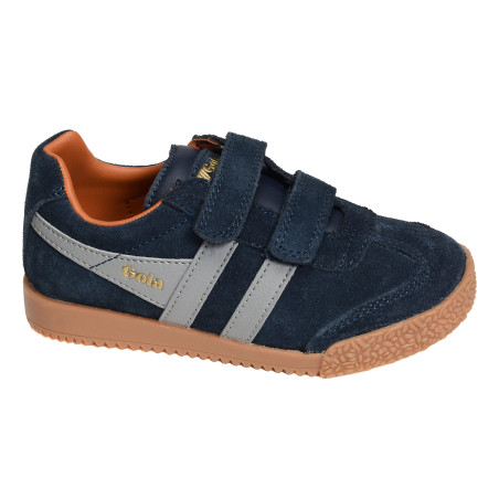 HARRIER STRAP Marine Gris, Sneakers basses Gola