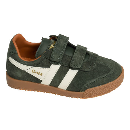 HARRIER STRAP Kaki Blanc, Sneakers basses Gola