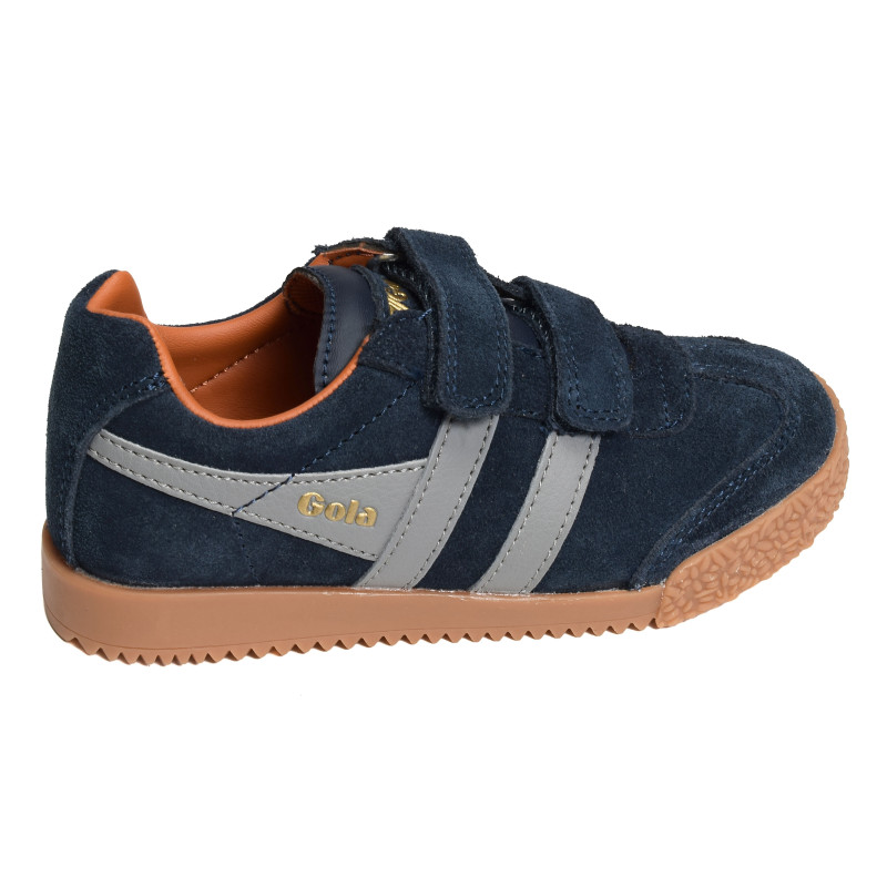 HARRIER STRAP Marine Gris, Sneakers basses Gola