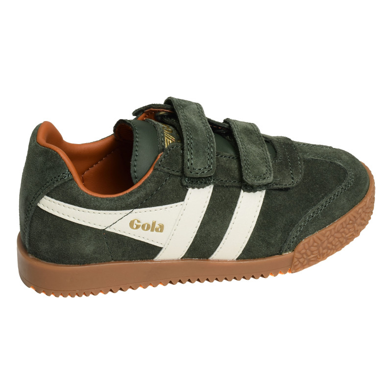 HARRIER STRAP Kaki Blanc, Sneakers basses Gola