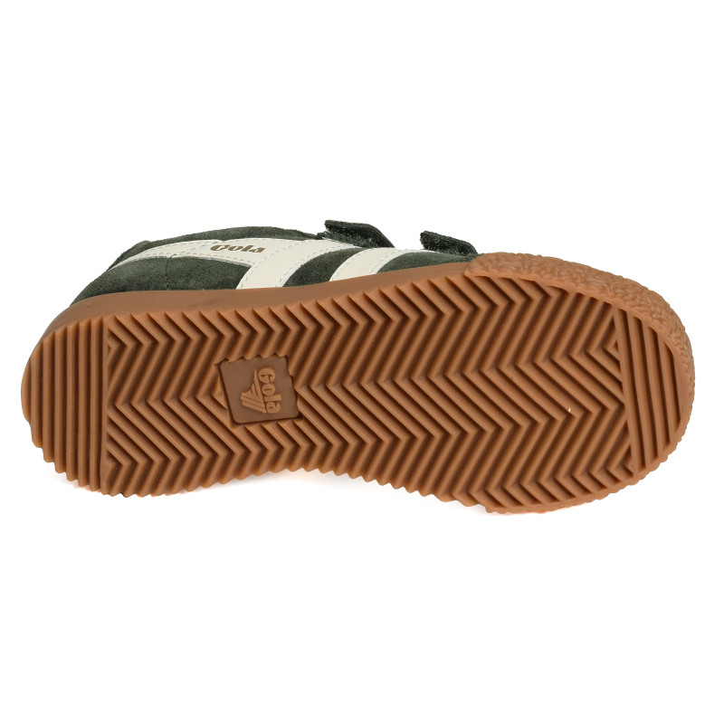 HARRIER STRAP Kaki Blanc, Sneakers basses Gola
