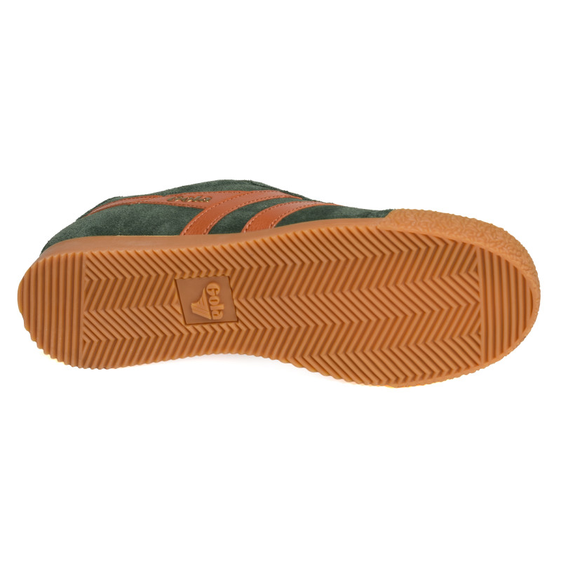 HARRIER SUEDE TRAINERS Vert Orange, Sneakers basses Gola