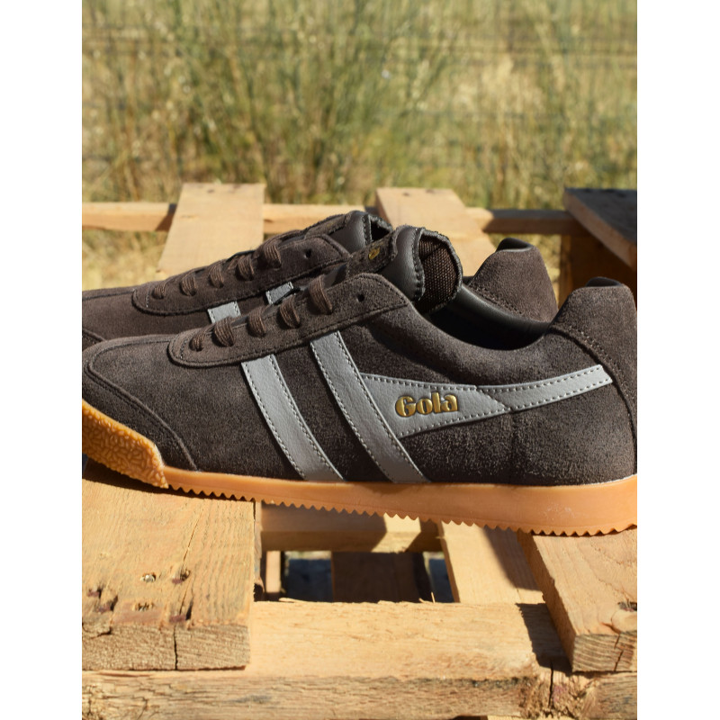 HARRIER SUEDE TRAINERS Moka, Sneakers basses Gola