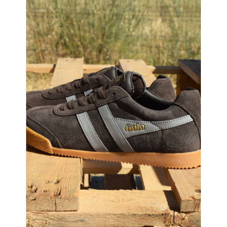 HARRIER SUEDE TRAINERS Moka, Sneakers basses Gola