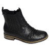 74855 Noir, Bottines Rieker