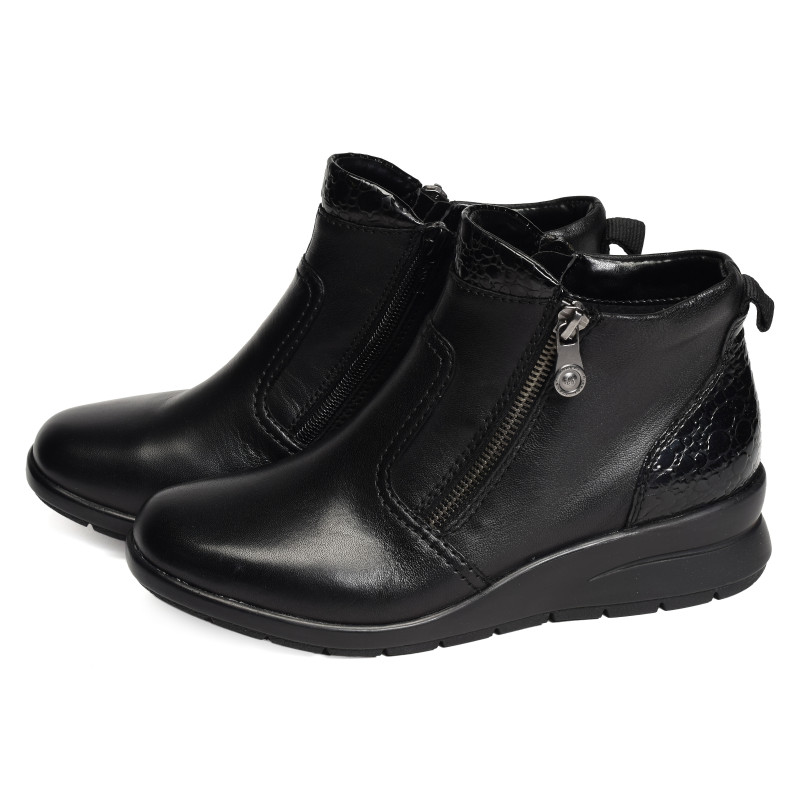 L4861 Noir, Bottillons Rieker