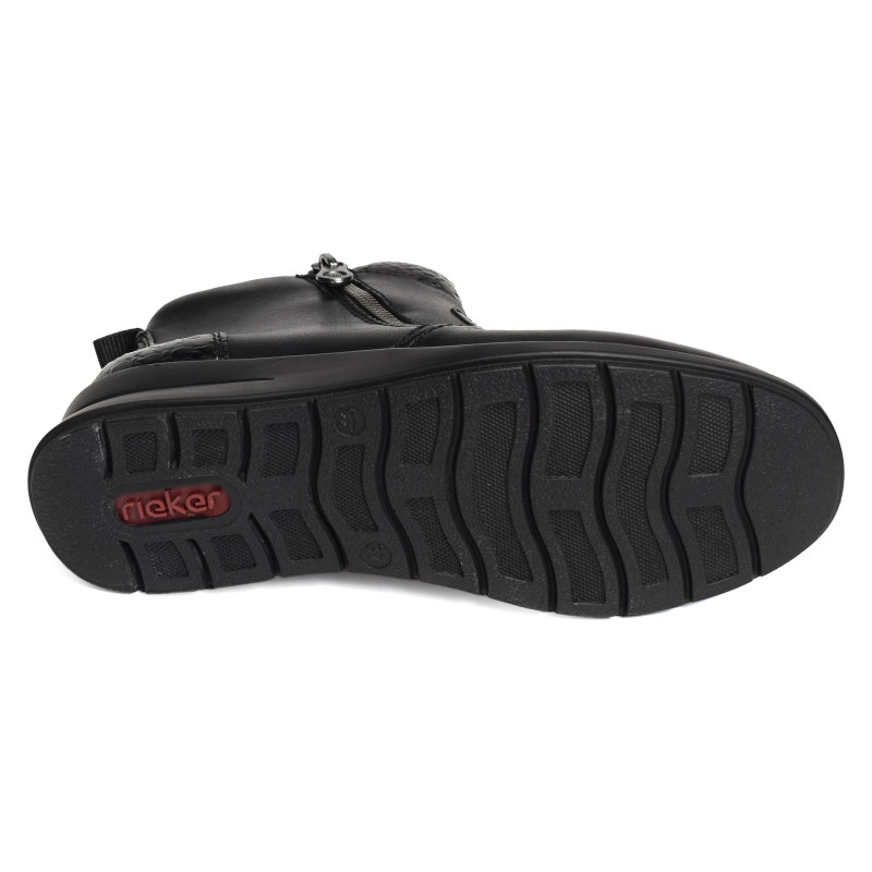 L4861 Noir, Bottillons Rieker