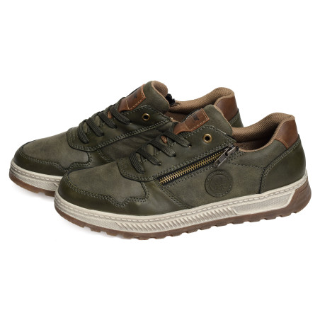 37029 Kaki, Sneakers basses Rieker