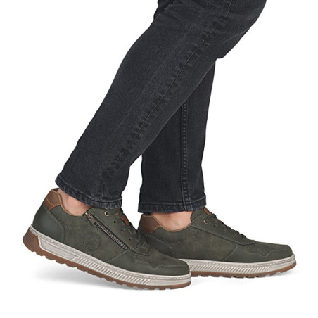 37029 Kaki, Sneakers basses Rieker