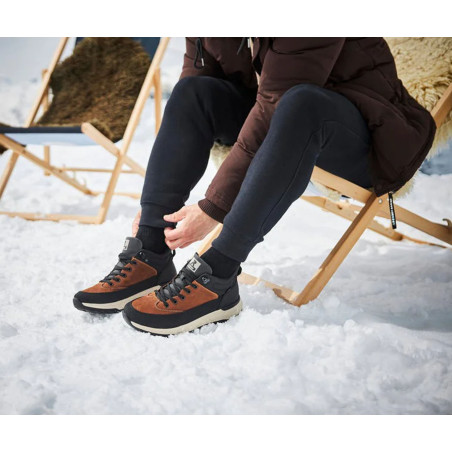 U0173 Noir Marron, Boots Rieker