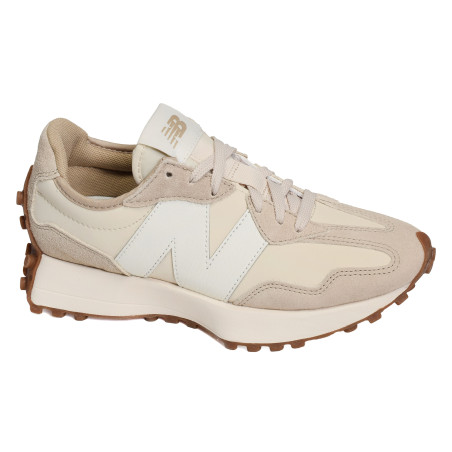 MS327 Beige Blanc, Baskets running New Balance