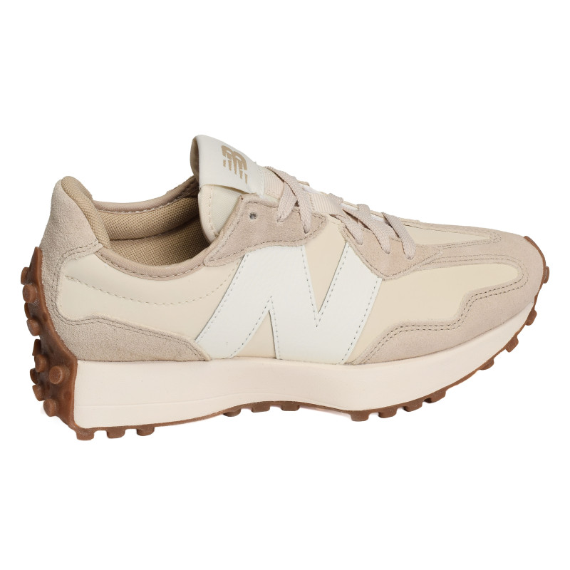 MS327 Beige Blanc, Baskets running New Balance