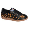 CLOUD LEOPARD Noir Léopard, Sneakers basses Back 70