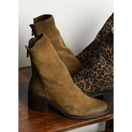 TC2177 Taupe, Bottines Metisse