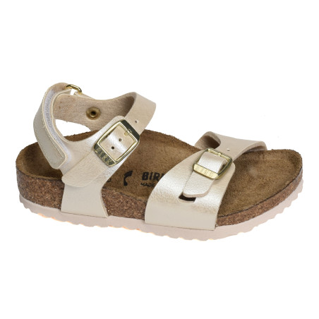 RIO AS Ecru, Sandales plates & Nu-Pieds Birkenstock