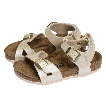 RIO AS Ecru, Sandales plates & Nu-Pieds Birkenstock