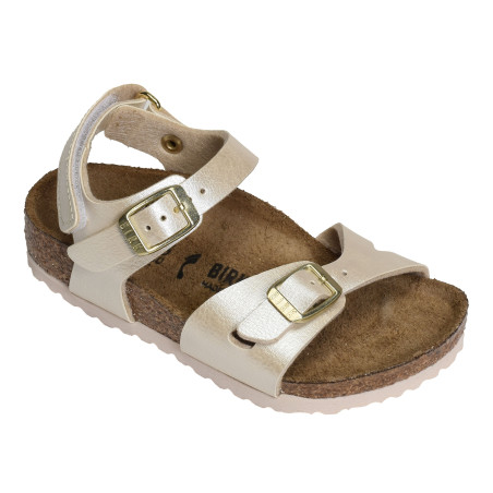 RIO AS Ecru, Sandales plates & Nu-Pieds Birkenstock