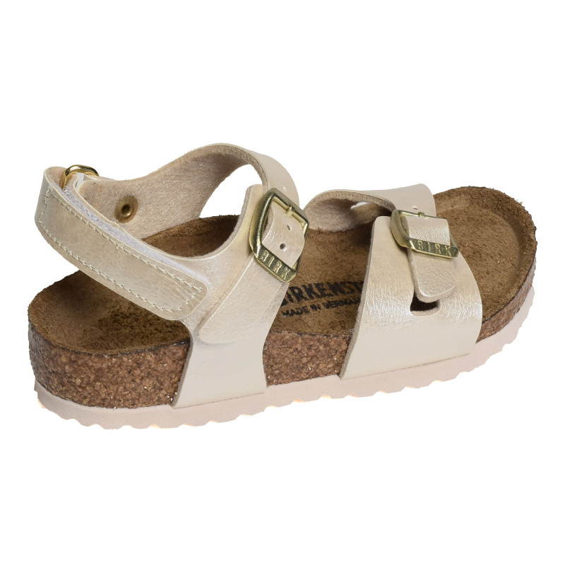 RIO AS Ecru, Sandales plates & Nu-Pieds Birkenstock