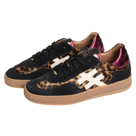 ICONIC 2 A032 Noir Léopard, Sneakers basses Another Trend