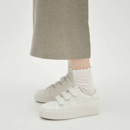 ELMA Blanc, Sneakers basses Vanessa Wu