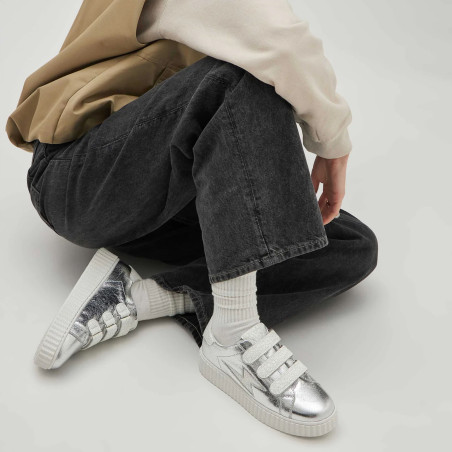 ELMA Argent, Sneakers basses Vanessa Wu
