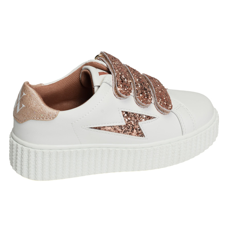 MINI MAHALIA Blanc Rose, Sneakers basses Vanessa Wu