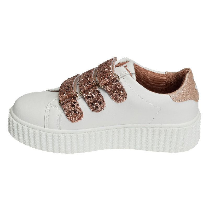 MINI MAHALIA Blanc Rose, Sneakers basses Vanessa Wu