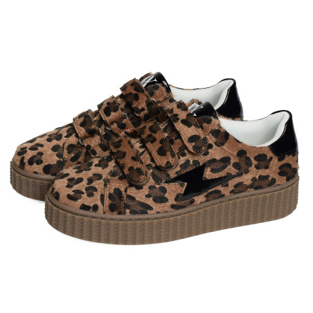 ODELIA Léopard, Sneakers basses Vanessa Wu