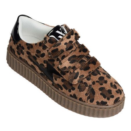 ODELIA Léopard, Sneakers basses Vanessa Wu