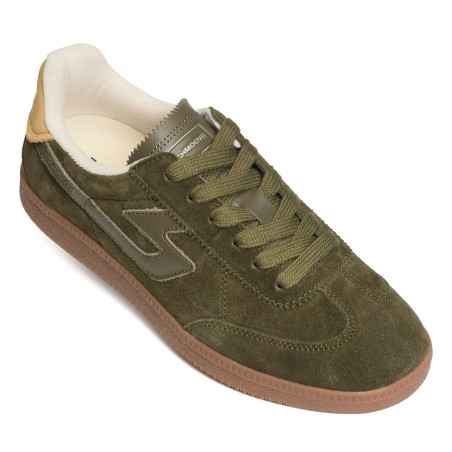 SHEFFIELD JOGGER M Kaki Marron, Sneakers basses Schmoove