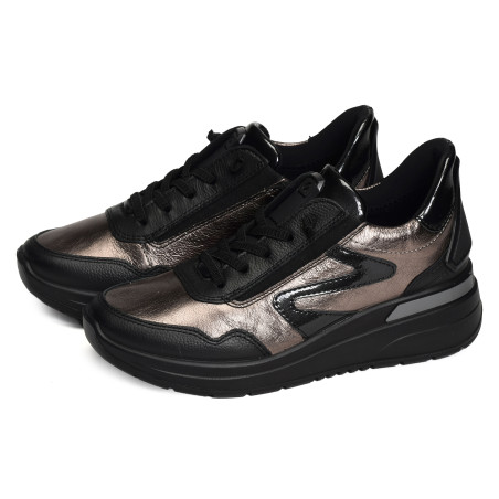 GARDA EASY TO GO Noir Bronze, Slip-On Ara