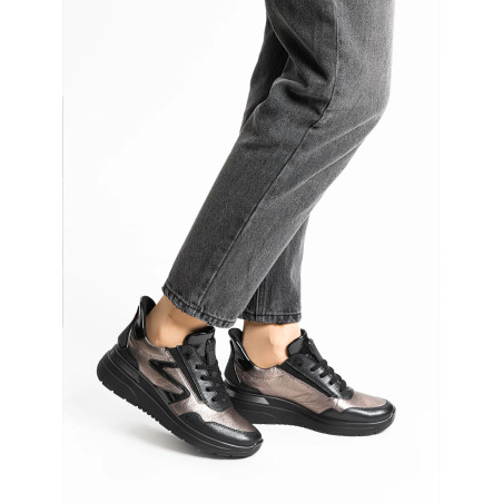 GARDA EASY TO GO Noir Bronze, Slip-On Ara