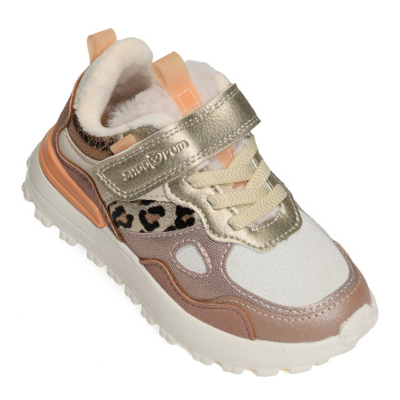 JOGGY SCRATCH GIRL Platine Léopard, Baskets running Shoopom